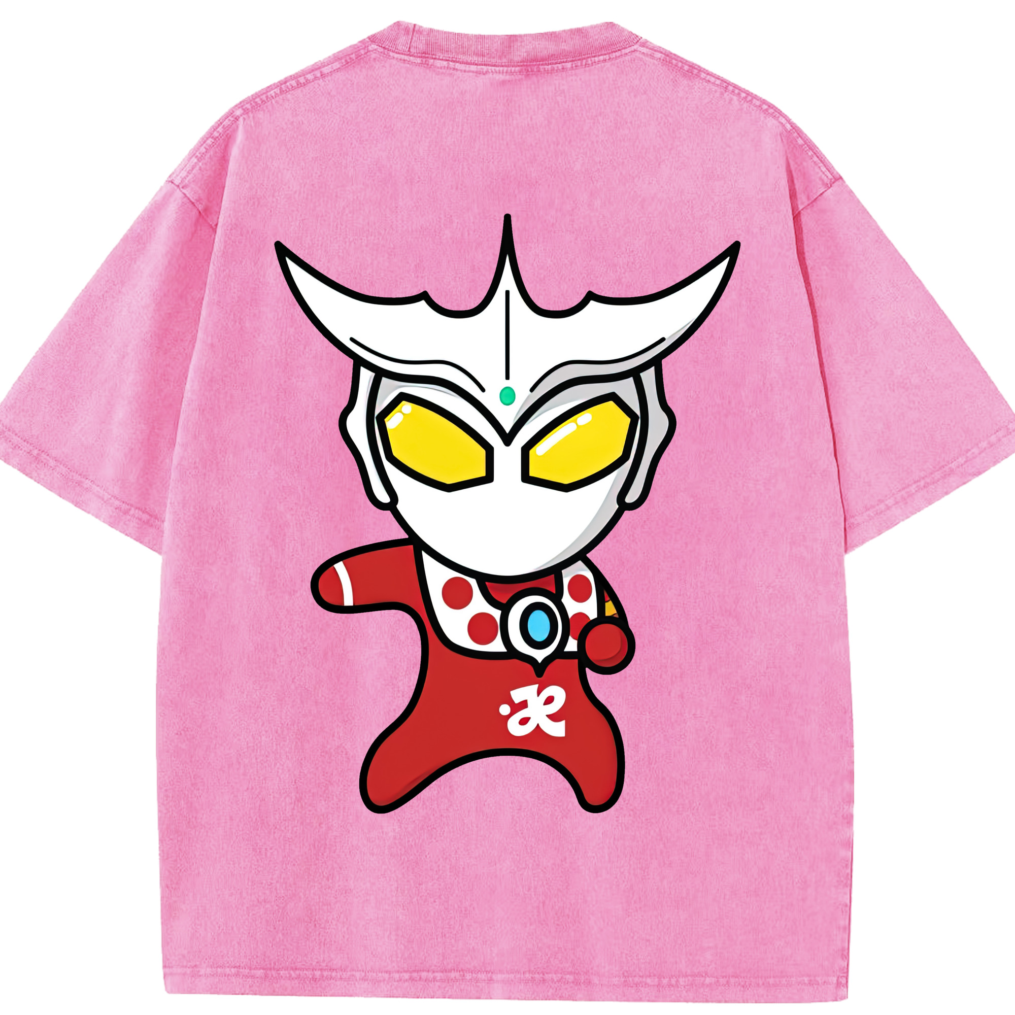 （画像用） ウルトラマン Ultraman 綿100% ヴィンテージ風 半袖Tシャツ（背面プリント）